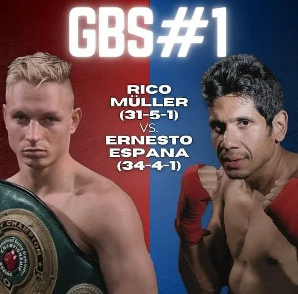 Ernesto “Kraken” España se Enfrentará a Rico Mueller en Alemania