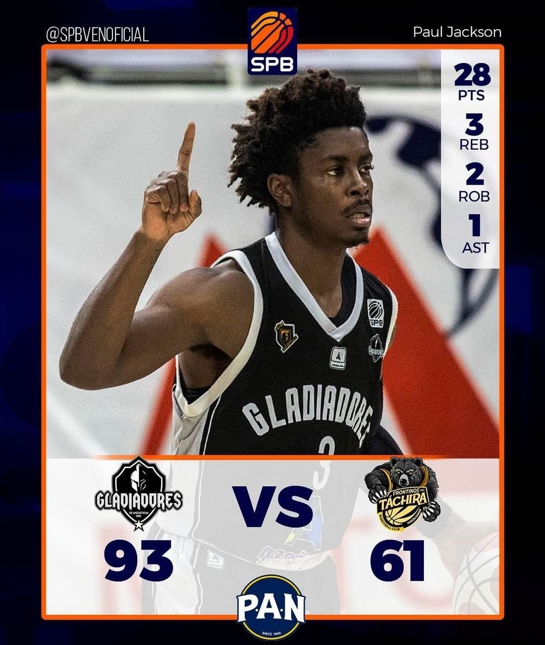 Gladiadores le ganó a Frontinos en casa