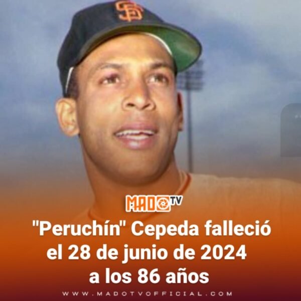 «Peruchín» Cepeda falleció el 28 de junio de 2024 a los 86 años.