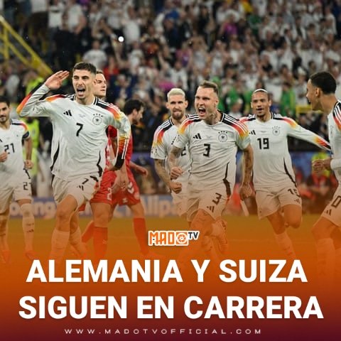 ALEMANIA Y SUIZA SIGUEN EN CARRERA