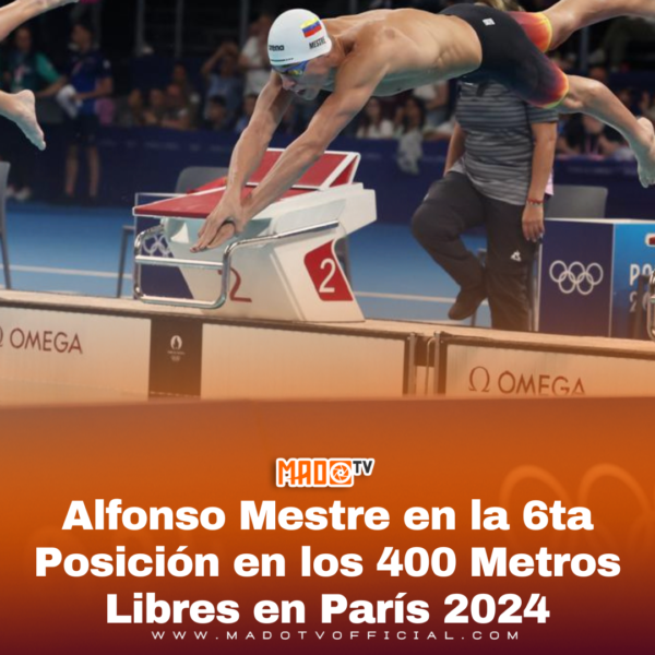 Alfonso Mestre Finaliza en la Sexta Posición en los 400 Metros Libres en París 2024