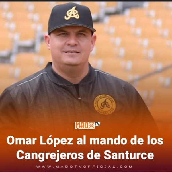 Omar López al mando de los Cangrejeros de Santurce.