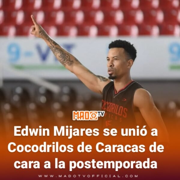 Edwin Mijares se unió a Cocodrilos de Caracas de cara a la postemporada