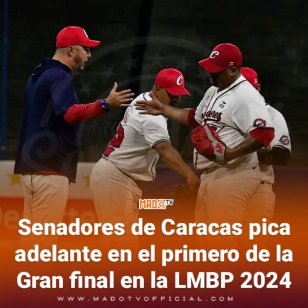 Senadores de Caracas pica adelante en el primero de la Gran final en la LMBP 2024