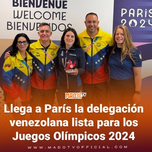 Llega a París la delegación venezolana lista para los Juegos Olímpicos 2024