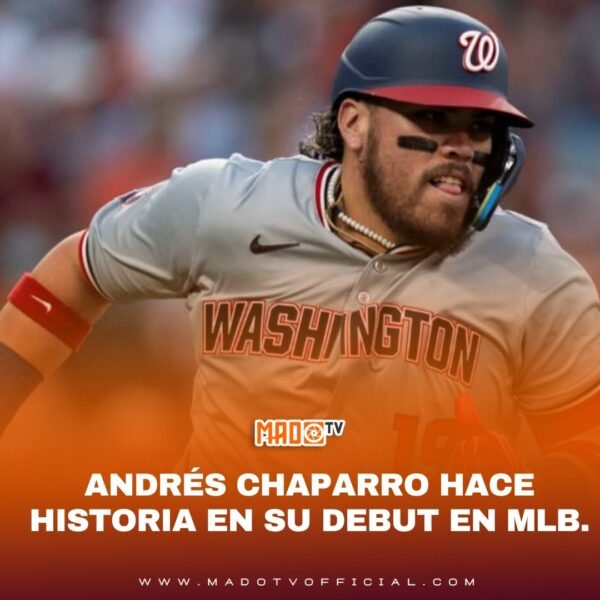 Andrés Chaparro hace historia en su debut en MLB