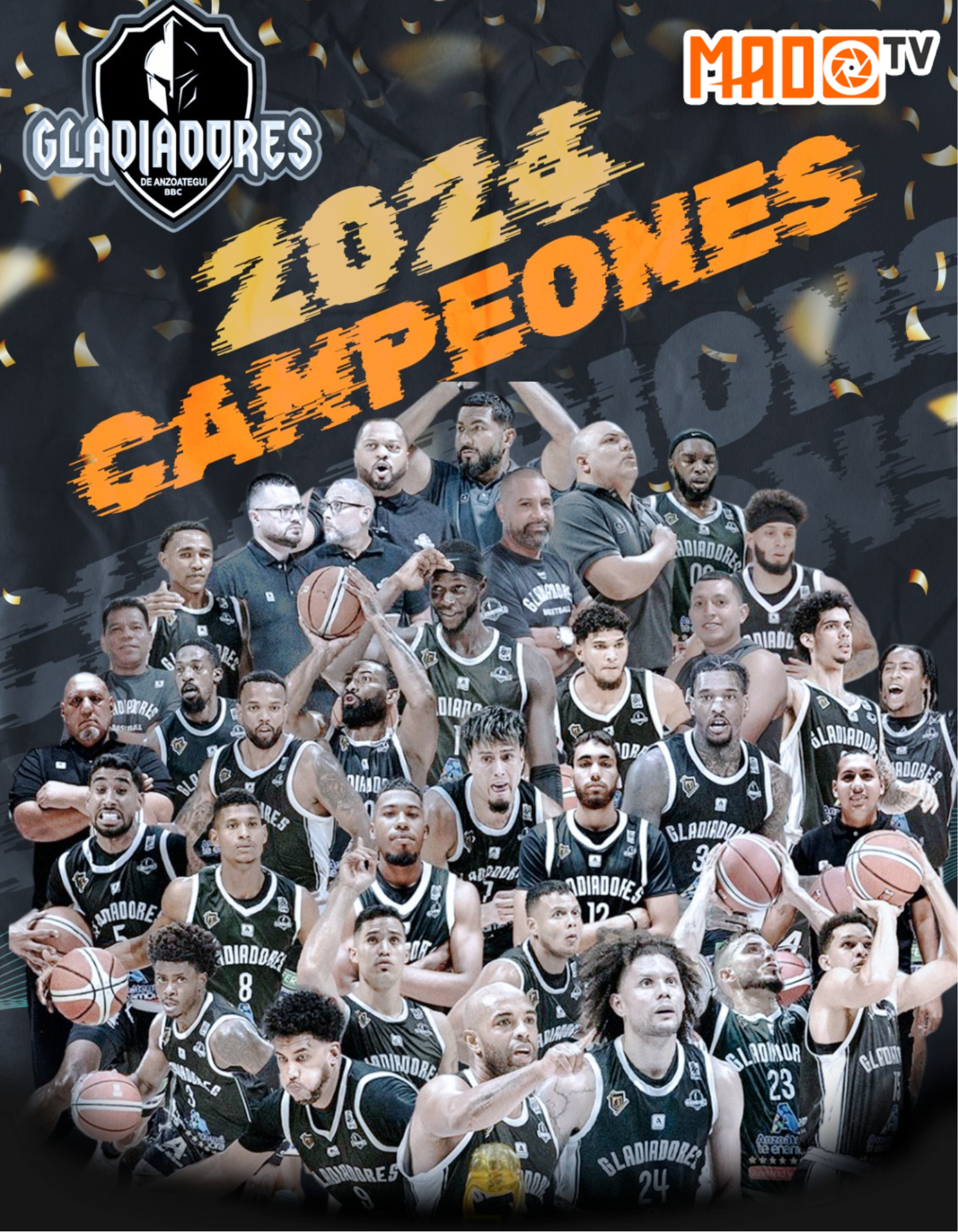 Gladiadores bicampeón de la SPB