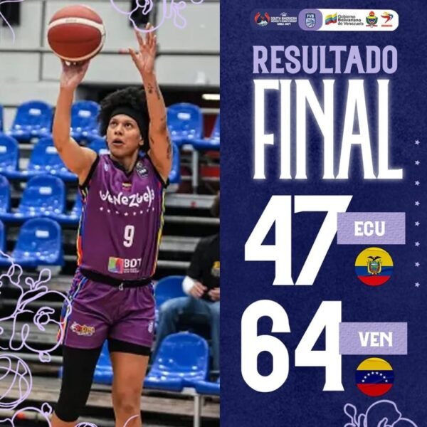 Venezuela le ganó a Ecuador y buscará su pase a las semifinales