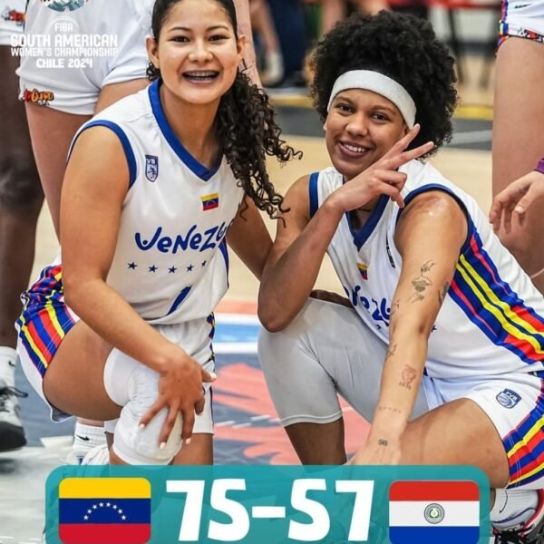 Venezuela derrotó a Paraguay y avanzó a las semifinales del Campeonato Sudamericano Femenino