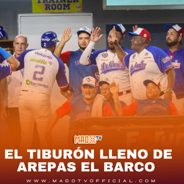 ¡EL TIBURÓN LLENÓ DE AREPAS EL BARCO!
