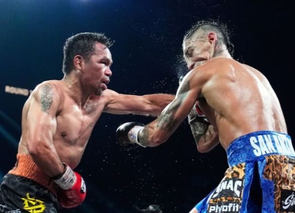 Manny Pacquiao volvió y empató  en una pelea Increíble a los 46 Años