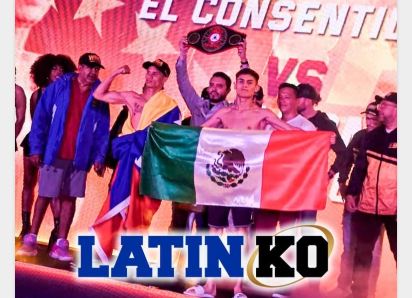 Aarón de la Cruz, Invencible, cumple con el peso en Caracas