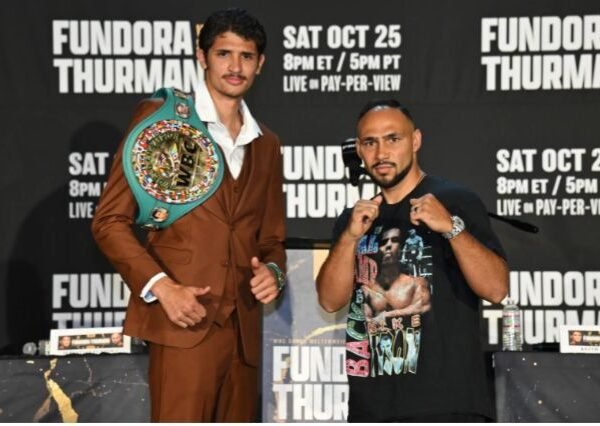 APLAZADA LA DEFENSA DE SEBASTIÁN FUNDORA CONTRA KEITH THURMAN POR LESIÓN EN LA MANO
