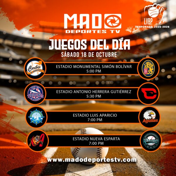 JUEGOS DEL DIA EN LA LVBP
