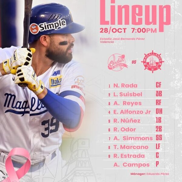 MAGALLANES QUIERE CORTAR LA RACHA DE CARIBES