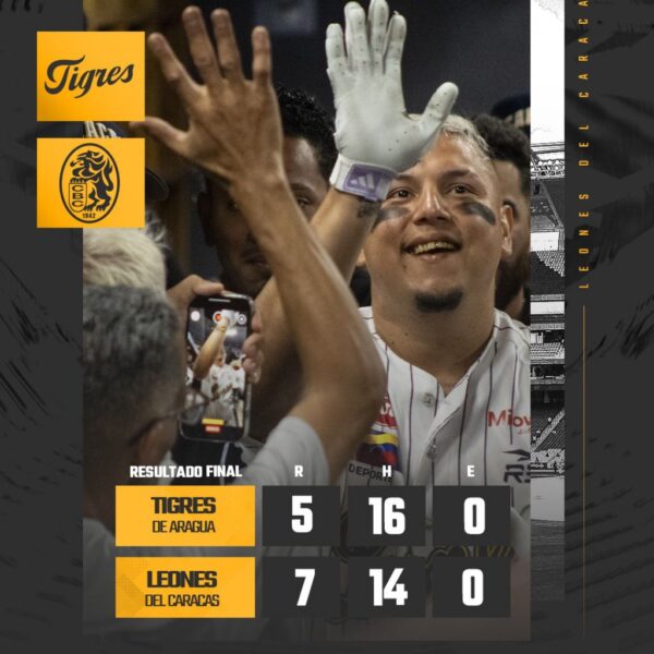 Leones del Caracas conquistan a los indomables
