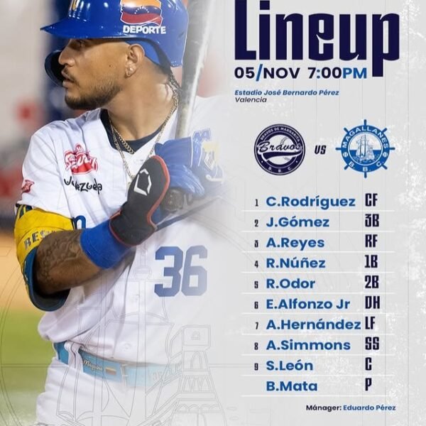 BRAVOS DE MARGARITA VA POR LA BARRIDA ANTE MAGALLANES