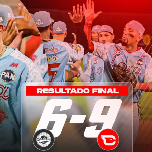 Cardenales de Lara se impuso 9-6 sobre Bravos de Margarita