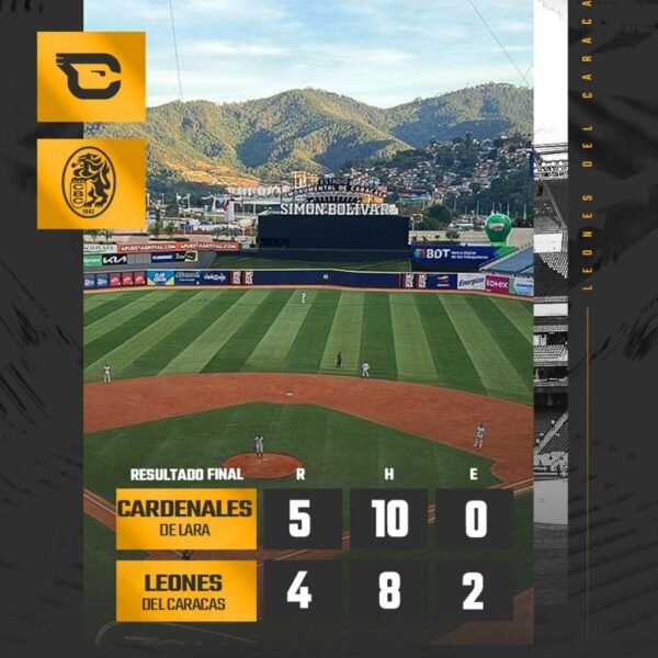 Primer encuentro del día. Triunfo de Cardenales en el Monumental