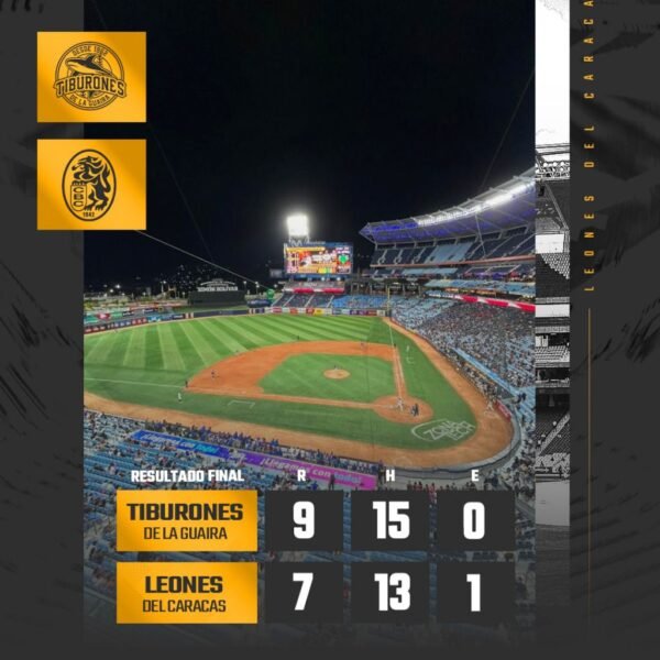 Tiburones consigue doblegar al León en el estadio Monumental