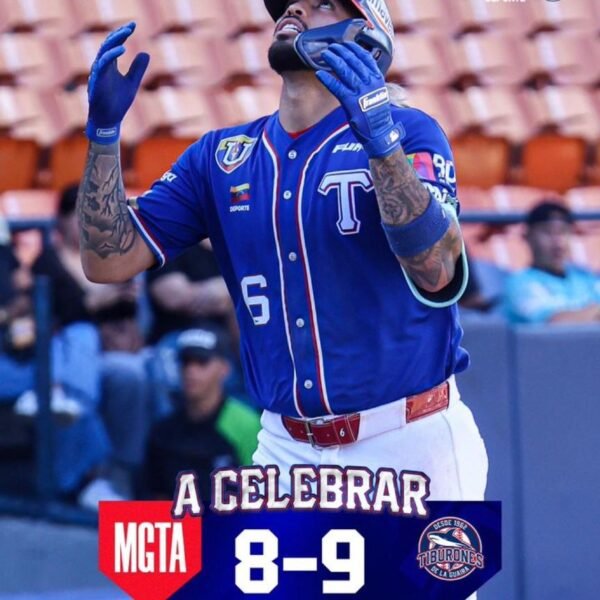 Arias la sacó en el octavo y Tiburones se impusieron a Bravos, 9-8