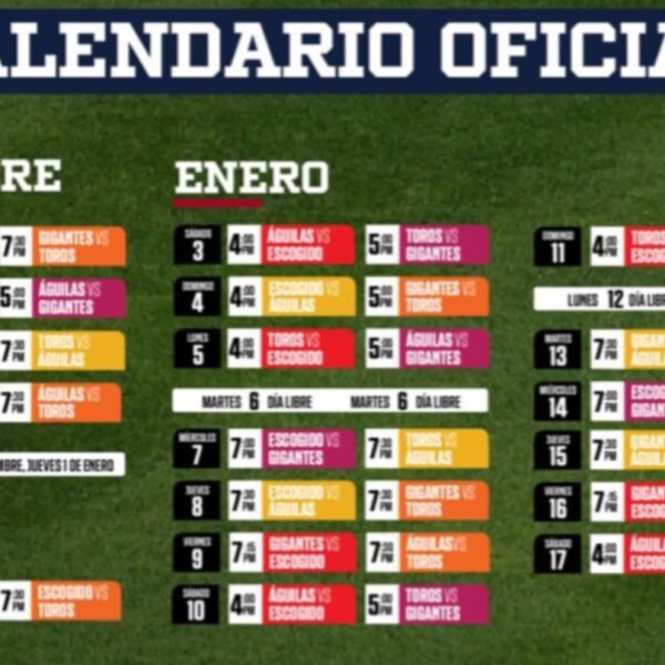 LIDOM presenta el calendario oficial del Round Robin 2025-26