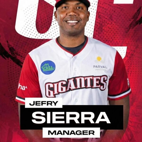 Gigantes confirman a Jefry Sierra y refuerzan su apuesta en LIDOM