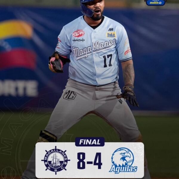 Magallanes reaccionó tarde y venció 8-4 a Zulia en Maracaibo