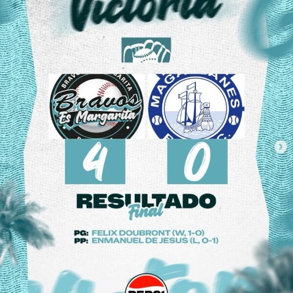 BRAVOS BLANQUEA Y QUIEBRA RACHA DE MAGALLANES