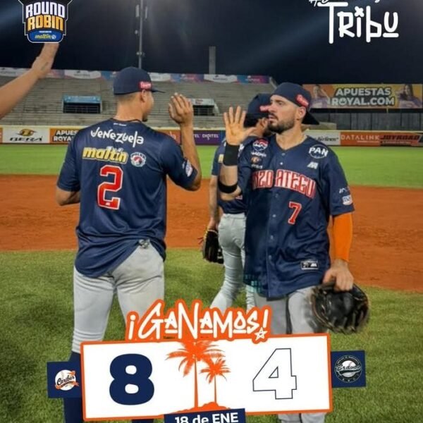 Caribes de Anzoátegui es el nuevo lider del Round Robin 25/26