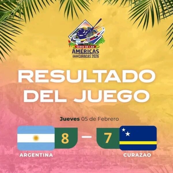 Fin del primer encuentro Serie de las Américas en el Estadio Monumental