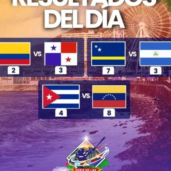Resultados de las Jornada del Sábado 07 de Febrero en la segunda edición de la Serie de las Américas Caracas 2026.