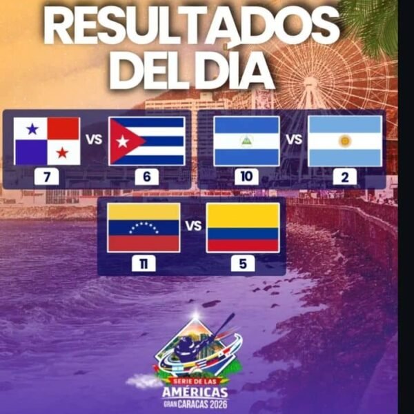 Quinta jornada de definiciones en la segunda edición de la Serie de las Américas Caracas 2026.