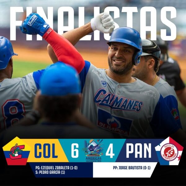 Caimanes de Barranquilla representante de Colombia es el primer finalista