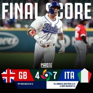 LA FORZA AZZURRA SE MANTIENE FIRME Y ELIMINA A GRAN BRETAÑA