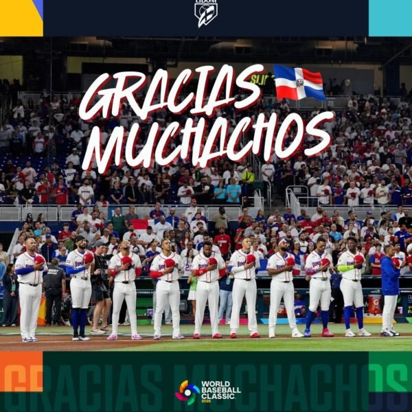 LIDOM exalta el orgullo dominicano y el compromiso del equipo en el Clásico Mundial de Béisbol